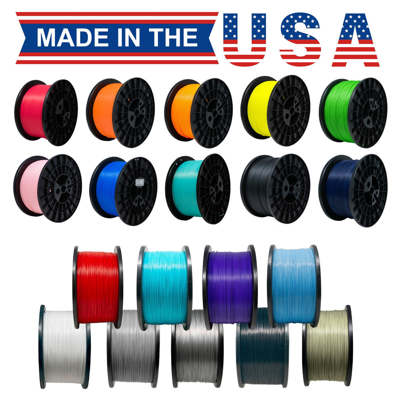 5KG Texas Size Spool PLA 3D Printer Filament 1.75 mm 11 lbs