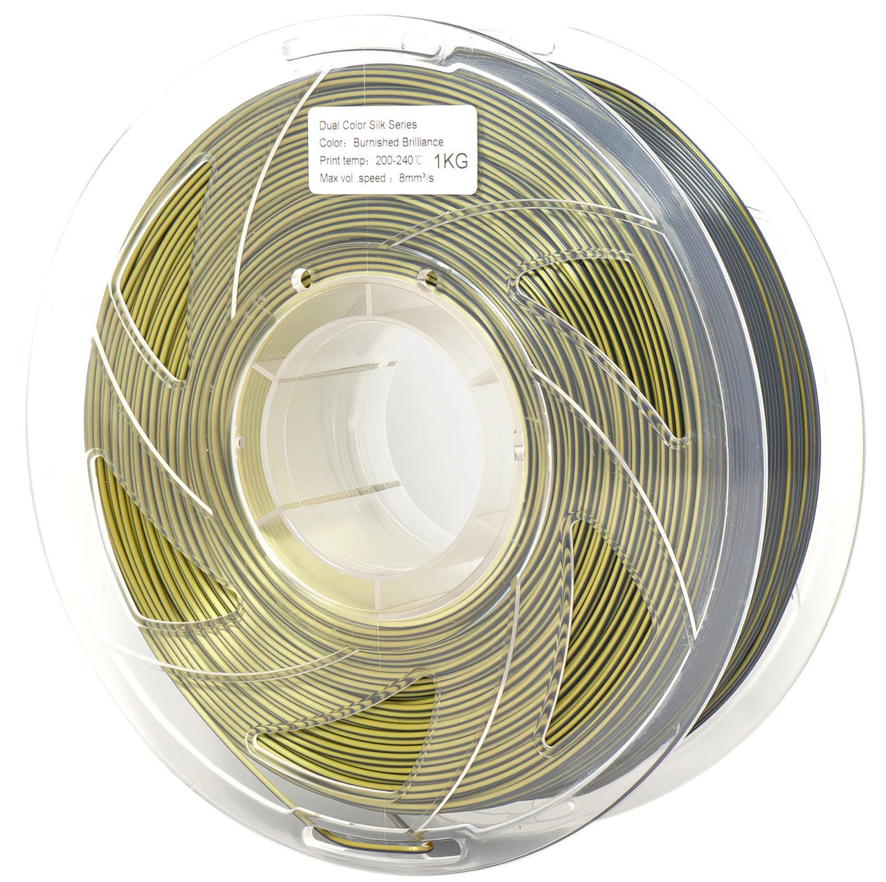 Dual Color Silk Series 3D Printer Filament 1.75mm 1 kg 2.2 lbs