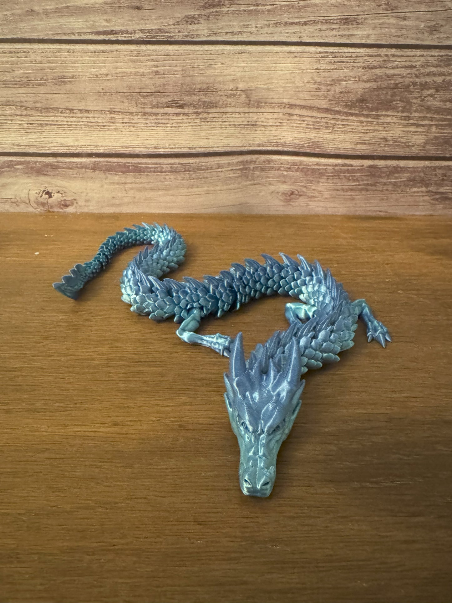 Hallow Dragon – 3D-Printed Articulated Dragon (13" Long) – A Mesmerizing Fantasy Companion!