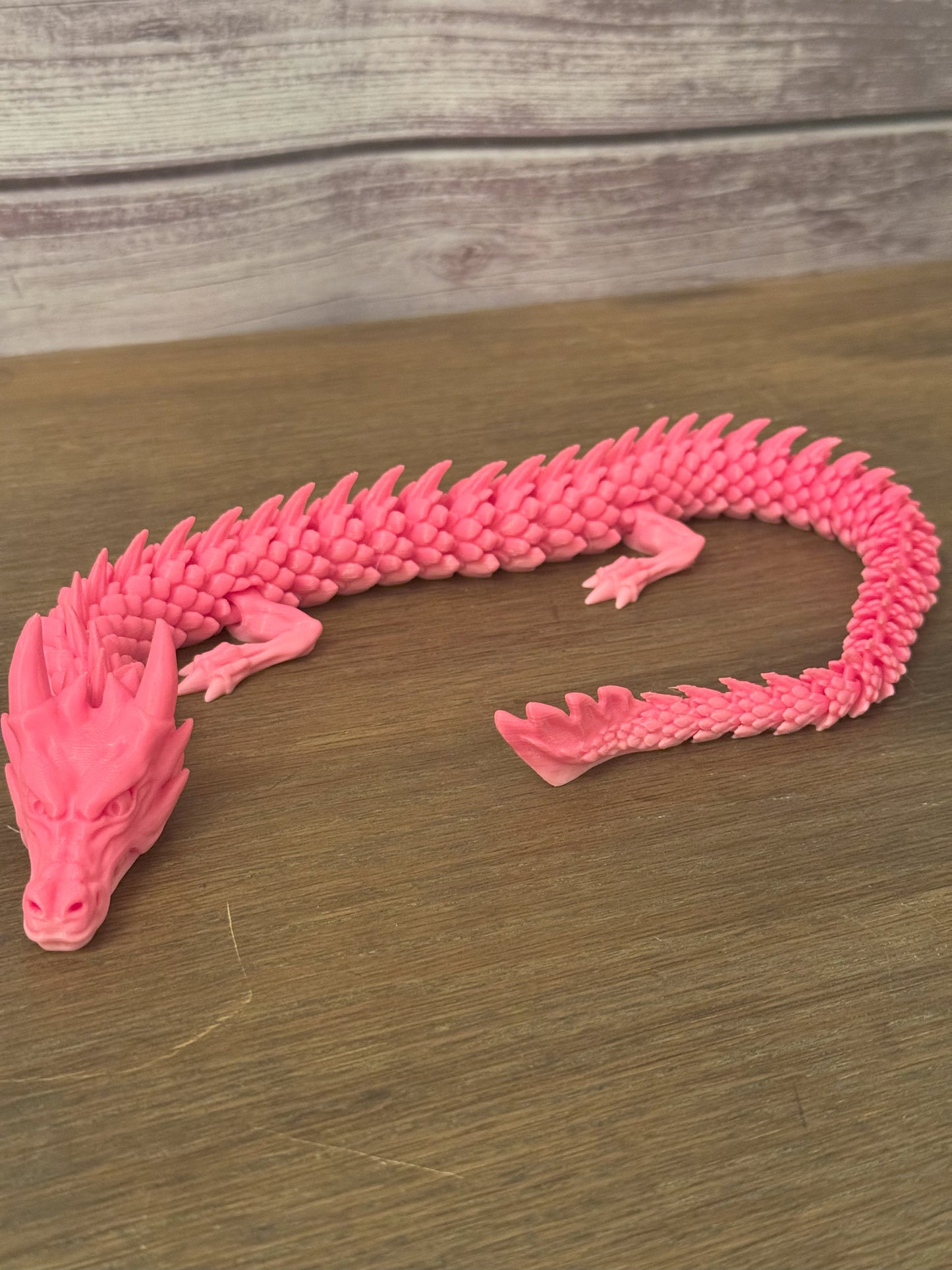 Hallow Dragon – 3D-Printed Articulated Dragon (13" Long) – A Mesmerizing Fantasy Companion!