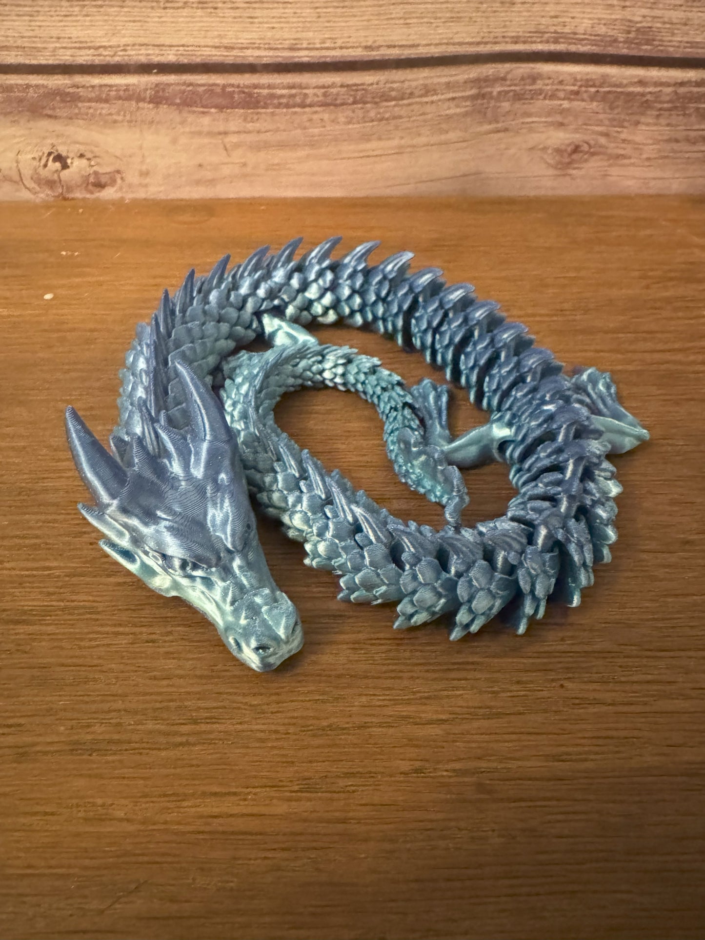 Hallow Dragon – 3D-Printed Articulated Dragon (13" Long) – A Mesmerizing Fantasy Companion!