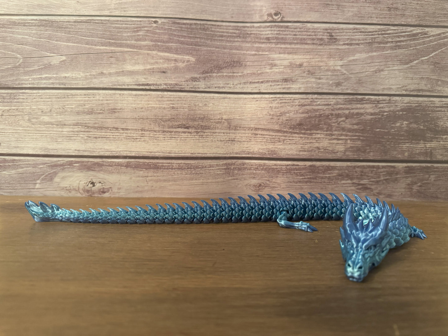 Hallow Dragon – 3D-Printed Articulated Dragon (13" Long) – A Mesmerizing Fantasy Companion!
