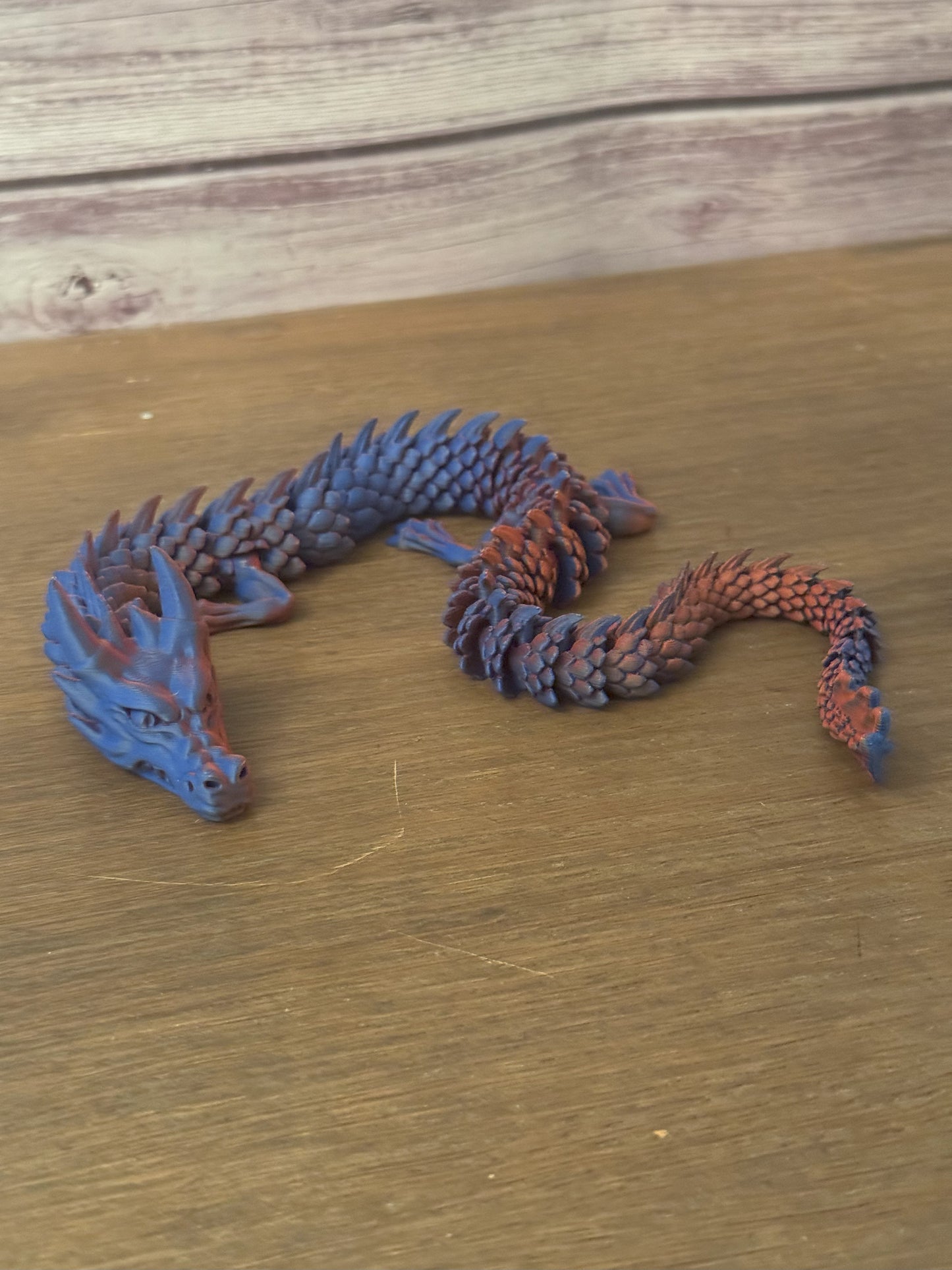 Hallow Dragon – 3D-Printed Articulated Dragon (13" Long) – A Mesmerizing Fantasy Companion!