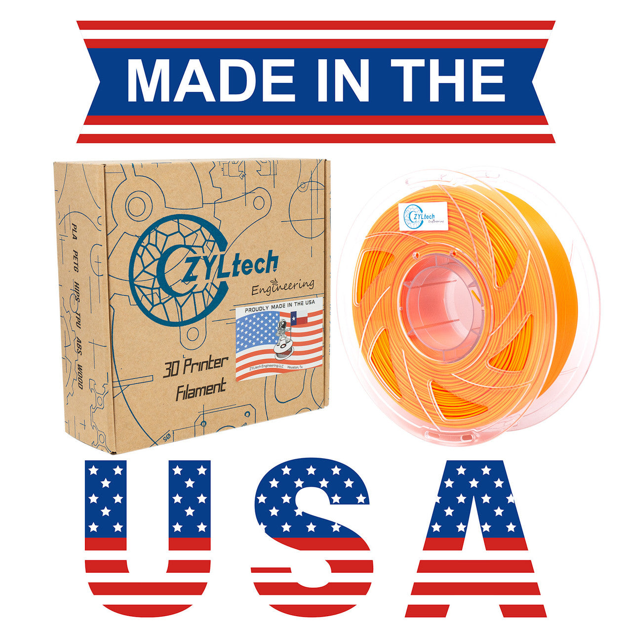 PLA Single Color 3D Printer Filament 1.75mm 1 kg 2.2 lbs