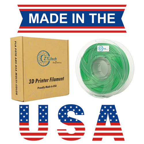 New Made In USA Silk Premium PLA Composite 3D Printer Filament 1.75mm 1 kg 2.2 lbs