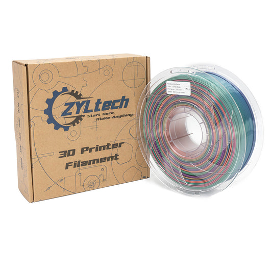 2024 Rainbow Silk Series PLA 3D Printer Filament 1.75mm 1 kg 2.2 lbs