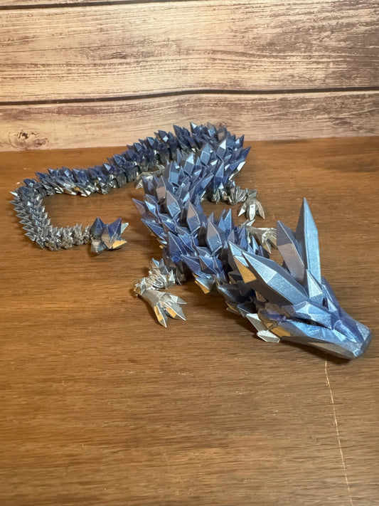 Crystal Dragons – 3D-Printed Articulated Dragons (18" Long) – The Originals Are Here!
