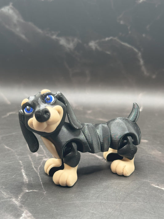 Articulated 3D-Printed Dachshund Miniature – Perfect for Dog Lovers & Collectors