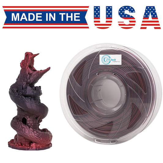 Dual Gradient Silk Series 3D Printer Filament 1.75mm 1 kg 2.2 lbs
