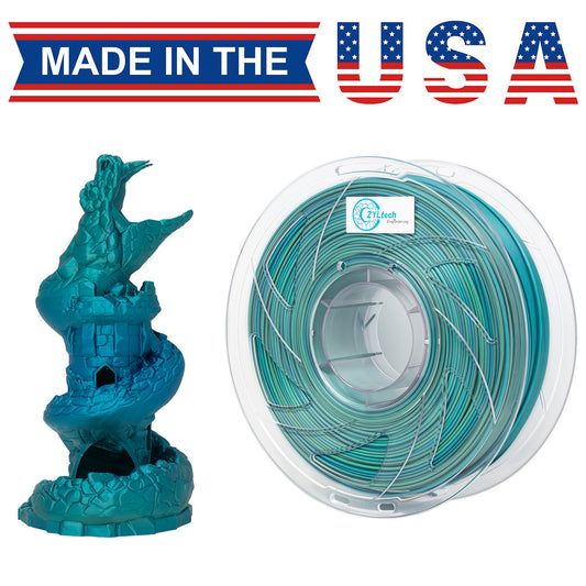 Dual Gradient Silk Series 3D Printer Filament 1.75mm 1 kg 2.2 lbs