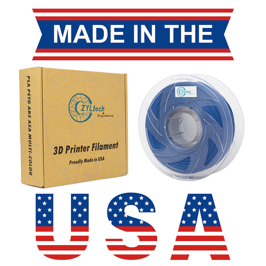 New Made In USA Silk Premium PLA Composite 3D Printer Filament 1.75mm 1 kg 2.2 lbs